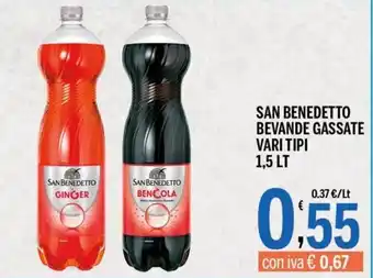 Gruppo Pascar San Benedetto bevande gassate offerta
