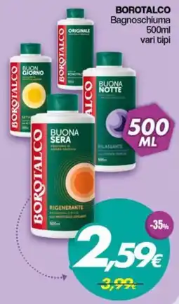Franzy's Borotalco Bagnoschiuma offerta