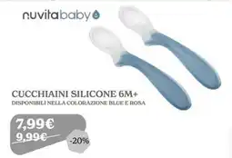Iperbimbo Cucchiaini silicone nuvita baby offerta