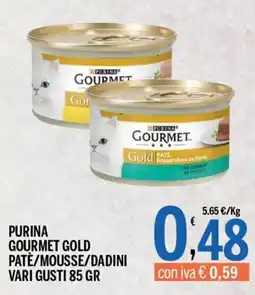 Gruppo Pascar Purina Gourmet Gold Paté offerta