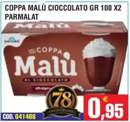 Immenso Cash Coppa Malù al cioccolato offerta