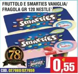 Immenso Cash Smarties vaniglia/fragola offerta