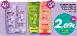 Franzy's L'Oréal Elvive Shampoo e Balsamo offerta