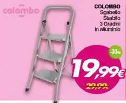 Franzy's Colombo Sgabello Stabilo 3 Gradini in alluminio offerta
