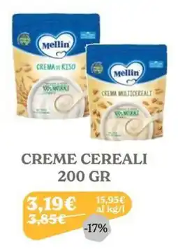 Iperbimbo Mellin Creme Cereali offerta