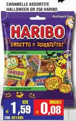 Immenso Cash Caramelle assortite Halloween Haribo offerta