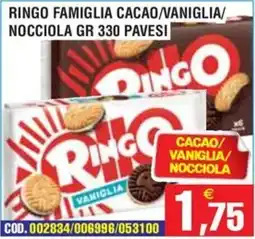 Immenso Cash Ringo famiglia cacao/vaniglia/nocciola offerta