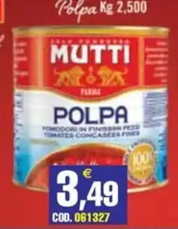 Immenso Cash Polpa Mutti offerta