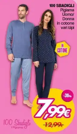 Franzy's 100 Sbadigli Pigiama Uomo/Donna offerta