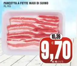 Vicino a te supermercati Pancetta a fette maxi di suino offerta