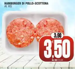 Vicino a te supermercati Hamburger di pollo-scottona offerta