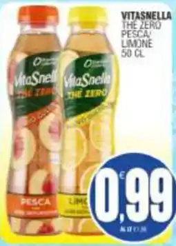 Vicino a te supermercati VitaSnella The Zero Pesca offerta