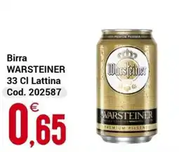 Centro Cash Birra Warsteiner offerta