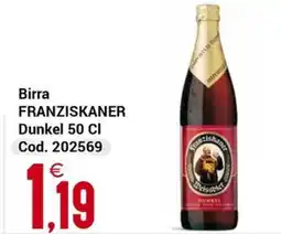 Centro Cash Birra Franziskaner Dunkel offerta