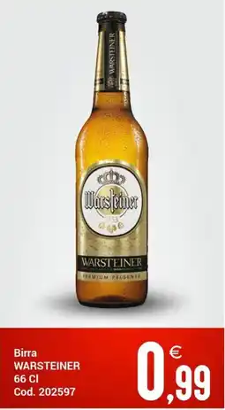 Centro Cash Birra Warsteiner offerta