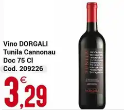 Centro Cash Vino DORGALI Tunila Cannonau offerta