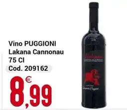 Centro Cash Vino Puggioni Lakana Cannonau offerta