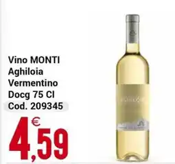 Centro Cash Vino Monti Aghiloia Vermentino offerta