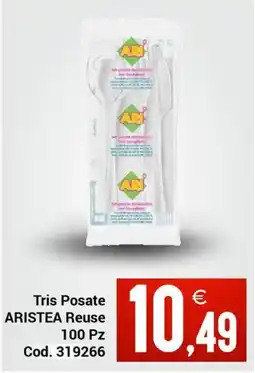 Centro Cash Tris Posate Aristea Reuse offerta