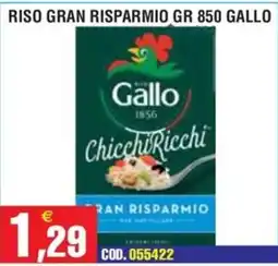 Immenso Cash Riso gran risparmio Gallo offerta