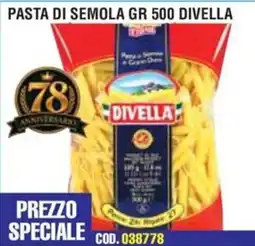 Immenso Cash Pasta di semola Divella offerta