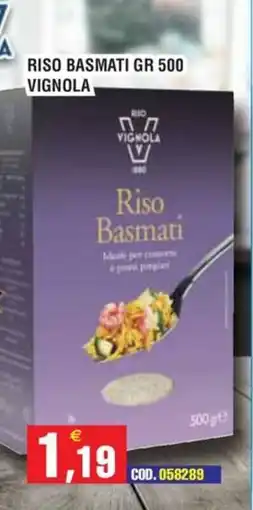 Immenso Cash Riso Basmati Vignola offerta