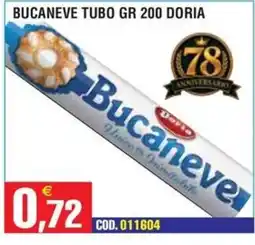 Immenso Cash Bucaneve tubo gr 200 doria offerta