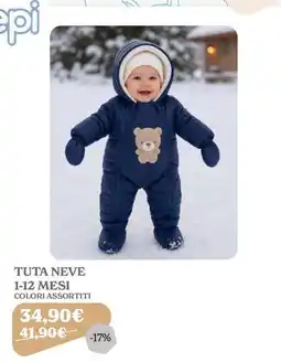 Iperbimbo Tuta neve epi offerta