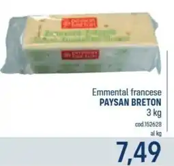 Talento Professional Store Emmenthal francese Paysan Breton offerta