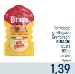Talento Professional Store Formaggio grattugiato Granbiraghi Biraghi offerta