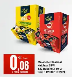 Centro Cash Maionese Classica/ Ketchup Biffi offerta