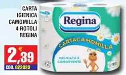 Immenso Cash Carta igienica camomilla Regina offerta