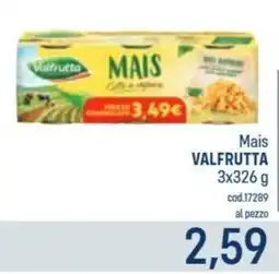 Talento Professional Store Mais Valfrutta offerta