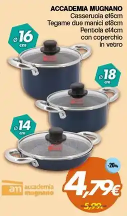 Franzy's Accademia Mugnano Casseruola Tegame Pentola offerta
