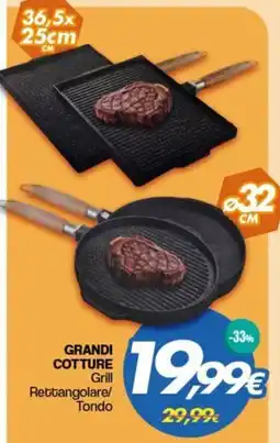 Franzy's Grandi Cotture Grill Rettangolare/Tondo offerta