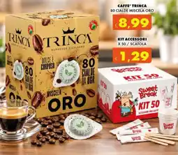 Le Bolle di Giù Giù Caffè Trinca miscela oro offerta