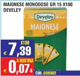 Immenso Cash Maionese Develey offerta
