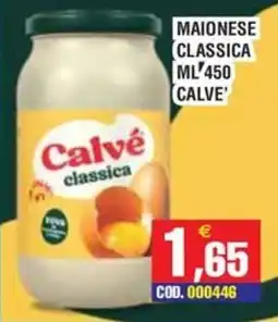 Immenso Cash Maionese classica Calvé offerta