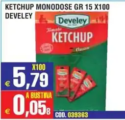 Immenso Cash Ketchup Develey offerta