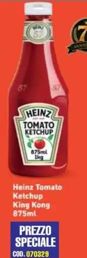 Immenso Cash Heinz Tomato Ketchup King Kong offerta