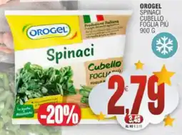 Vicino a te supermercati Orogel Spinaci offerta