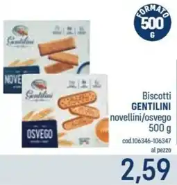 Talento Professional Store Biscotti Gentilini novellini/osvego offerta