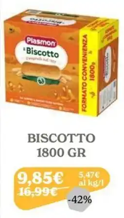 Iperbimbo Plasmon Biscotto offerta