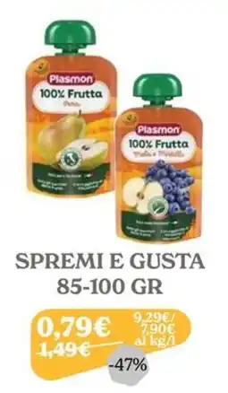 Iperbimbo Plasmon 100% Frutta offerta