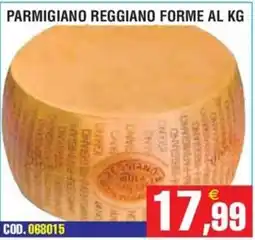Immenso Cash Parmigiano Reggiano forme offerta