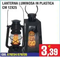 Immenso Cash Lanterna luminosa in plastica offerta