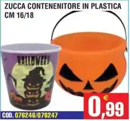 Immenso Cash Zucca contenitore in plastica offerta