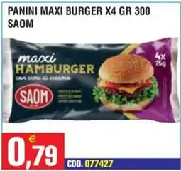 Immenso Cash Maxi hamburger SAOM offerta