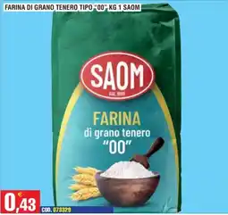 Immenso Cash Farina di grano tenero "00" Saom offerta