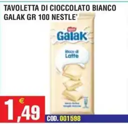 Immenso Cash Tavoletta di cioccolato bianco Galak offerta